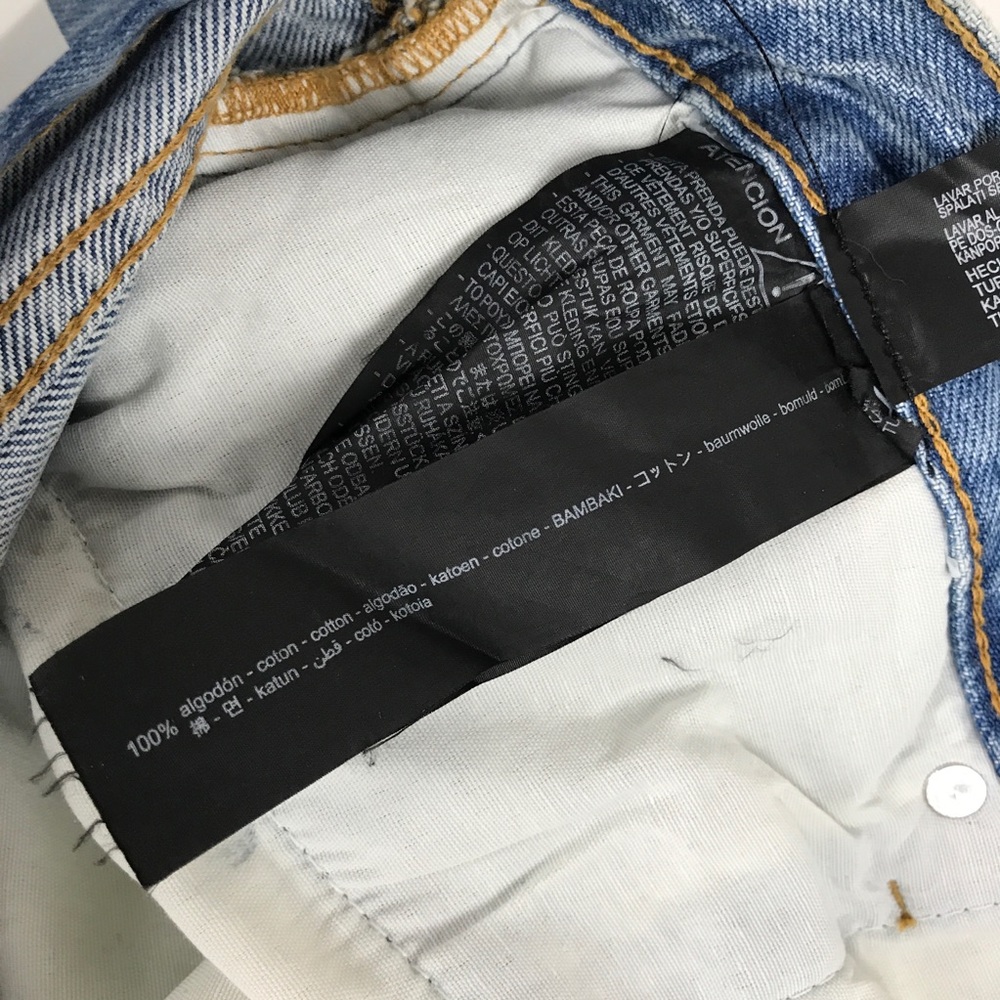 Zara The Truth Slim Jeans in Sky Blue Size 14 - Picture 14 of 14